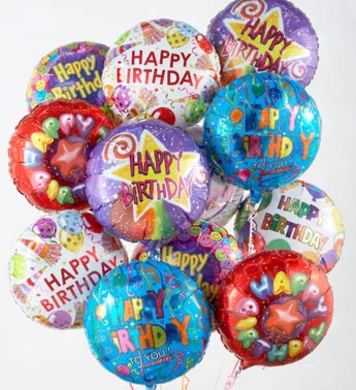 1 Dozen Birthday Balloons